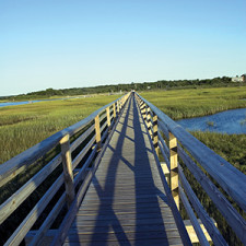 Boardwalk to beach