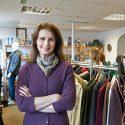 Female worker at a Thrift Shop