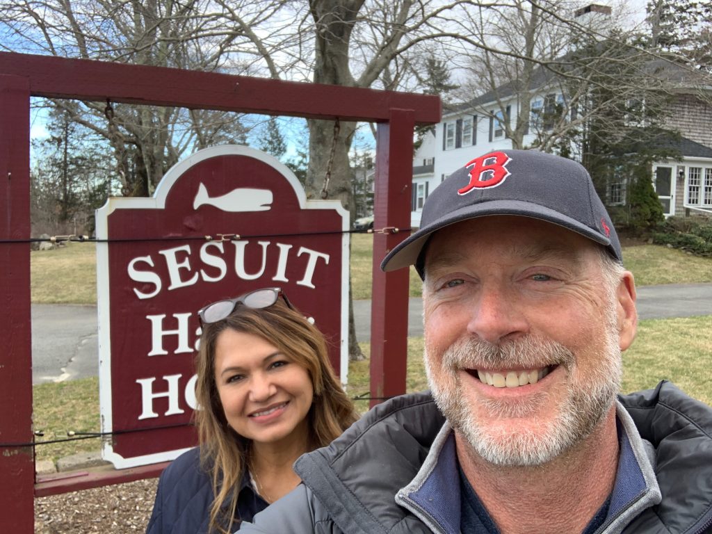 Phil and Silvia Baxter, owners of Sesuit Harbor House