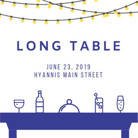Long Table, June 23, 2019, Hyannis Main Street