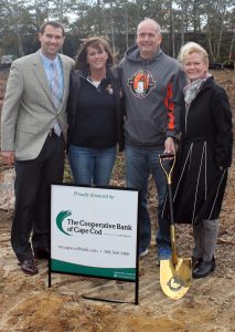 Groundbreaking at Cape Cod Coffee in Mashpee