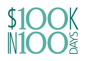 $100K in 100 Days graphic