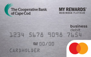 My Rewards Business Platinum Premium Debit Card from The Cooperative Bank of Cape Cod